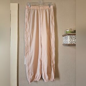 FP Movement Three Pointer Track Pants Baby Pink And Gray Small NWOT